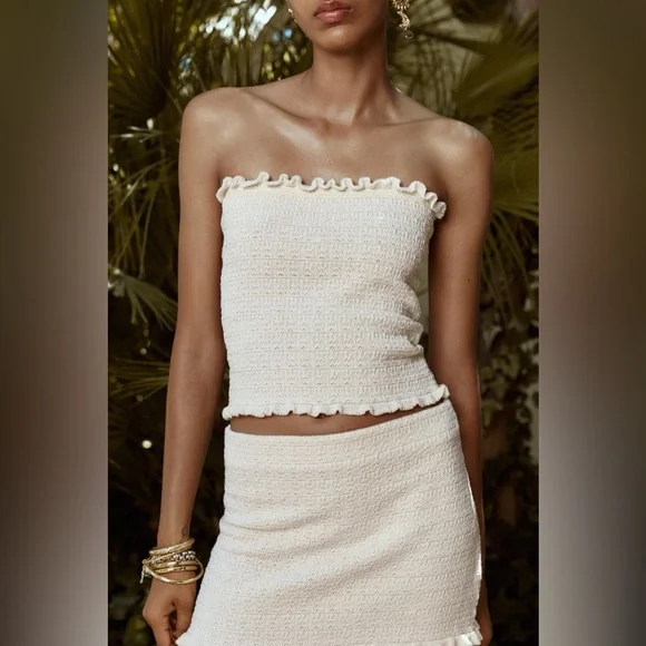 Zara knit bandeau top - Picture 11 of 13